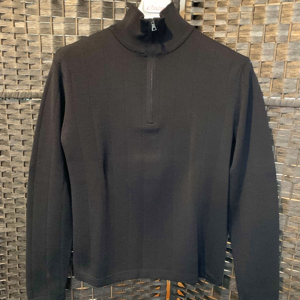 Banana Republic Men's Black Wool Sweater Medium